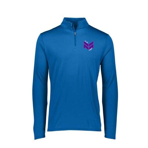 [FTLQFLRY-FAXS-LOGO2] Decker Women's Flex-Lite 1/4 Zip Shirt (Female Adult XS, Royal, Logo 2)
