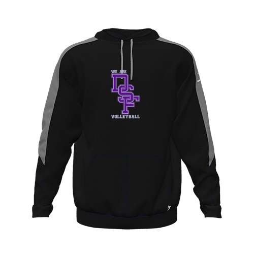 [CUS-DFW-HOOD-FLC-LSL-BLK-YXS-LOGO3] Hoodie (Youth XS, Black, Logo 3)