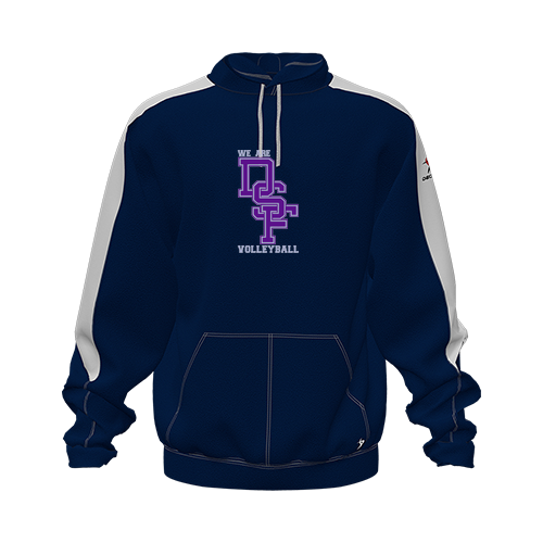 [CUS-DFW-HOOD-FLC-LSL-NVY-YXS-LOGO3] Hoodie (Youth XS, Navy, Logo 3)