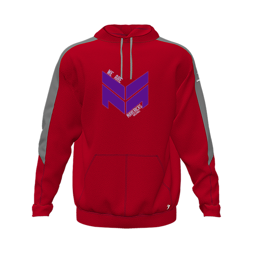 [CUS-DFW-HOOD-FLC-LSL-RED-YXS-LOGO2] Hoodie (Youth XS, Red, Logo 2)