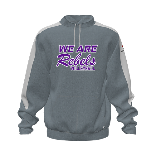 [CUS-DFW-HOOD-FLC-LSL-GRY-YXS-LOGO1] Hoodie (Youth XS, Gray, Logo 1)