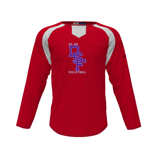 [CUS-DFW-PULL-FLC-CNK-LSL-RED-YS-LOGO3] Pullover (Youth S, Red, Logo 3)