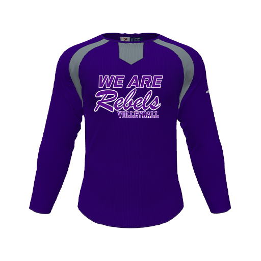 [CUS-DFW-PULL-FLC-CNK-LSL-PUR-YS-LOGO1] Pullover (Youth S, Purple, Logo 1)