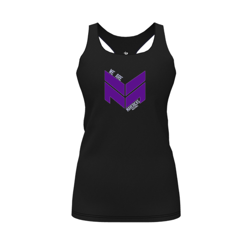 [FT0TRBBK-FYS-LOGO2] Decker Racerback Tank Top (Female Youth S, Black, Logo 2)