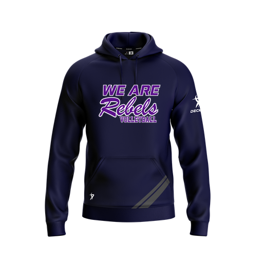 [FOLHSMNV-YXS-LOGO1] Decker Summit Hoodie (Youth XS, Navy, Logo 1)