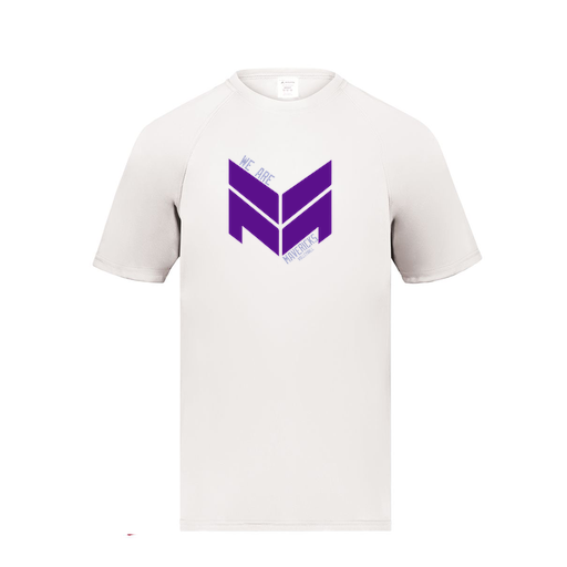 [2790.005.S-LOGO2] Men's Smooth Sport T-Shirt (Adult S, White, Logo 2)