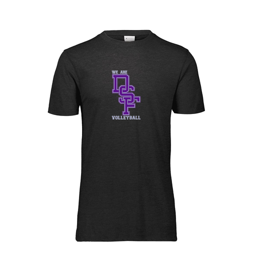 [FTSCUBBK-AS-LOGO3] Decker Men's Tri-Blend T-Shirt - Short Sleeve (Adult S, Black, Logo 3)