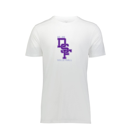 [FTSCUBWH-AS-LOGO3] Decker Men's Tri-Blend T-Shirt - Short Sleeve (Adult S, White, Logo 3)