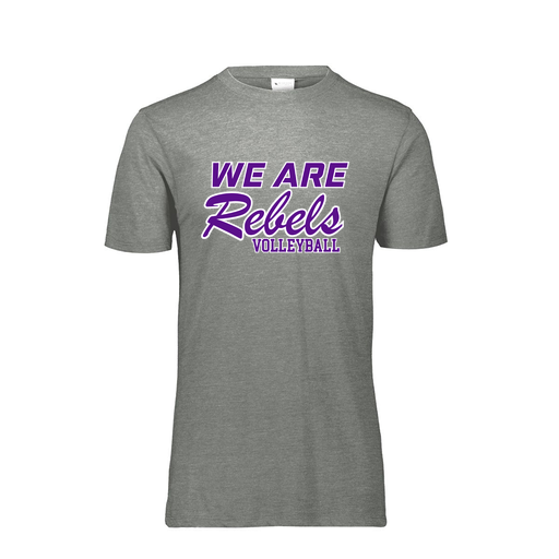 [FTSCUBGY-AS-LOGO1] Decker Men's Tri-Blend T-Shirt - Short Sleeve (Adult S, Gray, Logo 1)