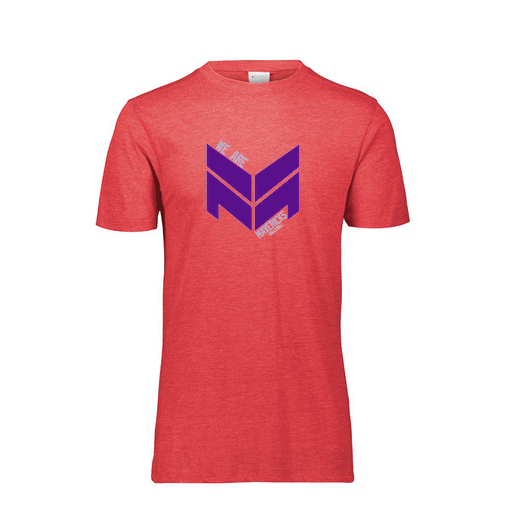[FTSCUBRD-AS-LOGO2] Decker Men's Tri-Blend T-Shirt - Short Sleeve (Adult S, Red, Logo 2)