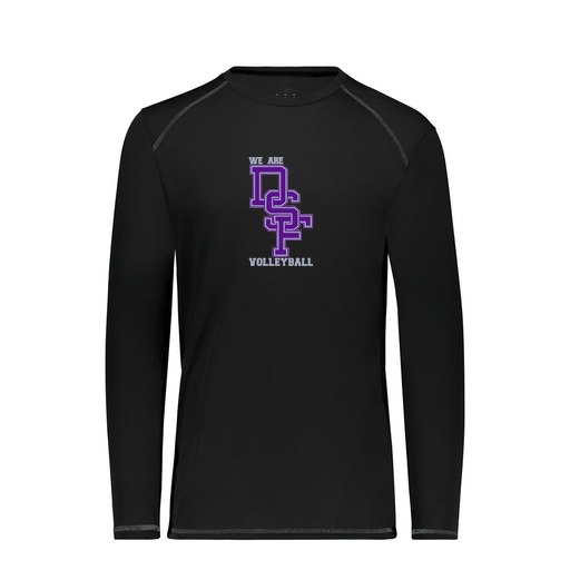 [6845.080.S-LOGO3] Men's SoftTouch Long Sleeve (Adult S, Black, Logo 3)