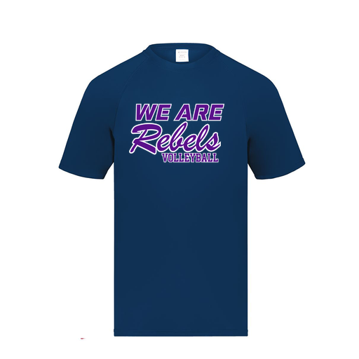 [2791.065.S-LOGO1] Youth Smooth Sport T-Shirt (Youth S, Navy, Logo 1)