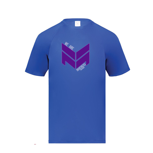 [2791.060.S-LOGO2] Youth Smooth Sport T-Shirt (Youth S, Royal, Logo 2)