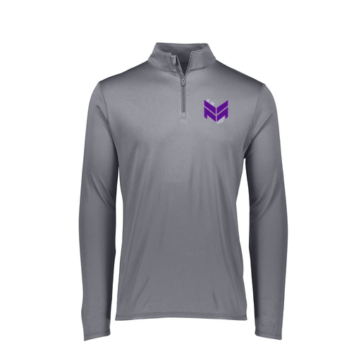 [FTLQFLGY-FAXS-LOGO2] Decker Women's Flex-Lite 1/4 Zip Shirt (Female Adult XS, Gray, Logo 2)