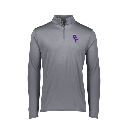 [FTLQFLGY-FAXS-LOGO3] Ladies Flex-Lite 1/4 Zip Shirt (Female Adult XS, Gray, Logo 3)