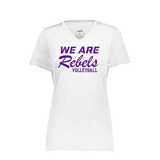 [6844.005.XS-LOGO1] Women's SoftTouch Short Sleeve (Female Adult XS, White, Logo 1)