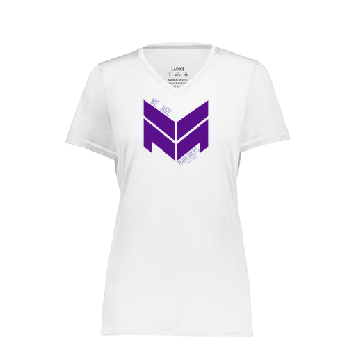 [6844.005.XS-LOGO2] Women's SoftTouch Short Sleeve (Female Adult XS, White, Logo 2)