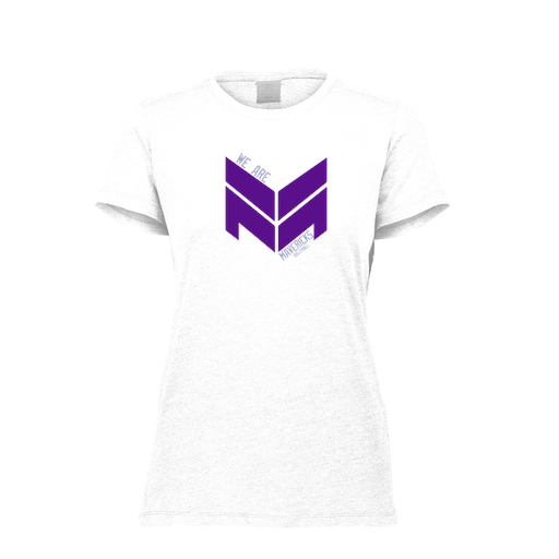 [FTSCUBWH-FAXS-LOGO2] Decker Women's Tri-Blend T-Shirt - Short Sleeve (Female Adult XS, White, Logo 2)