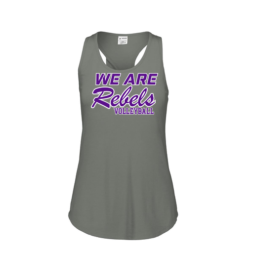 [3078.013.S-LOGO1] Ladies Tri Blend Tank Top (Female Adult S, Gray, Logo 1)