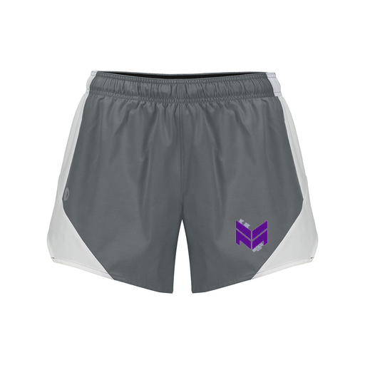 [229489.R04.S-LOGO2] Girls Olympus Shorts (Female Youth S, Gray, Logo 2)