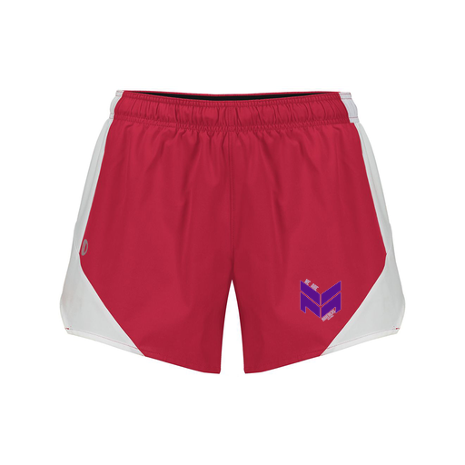 [229489.H01.S-LOGO2] Girls Olympus Shorts (Female Youth S, Red, Logo 2)