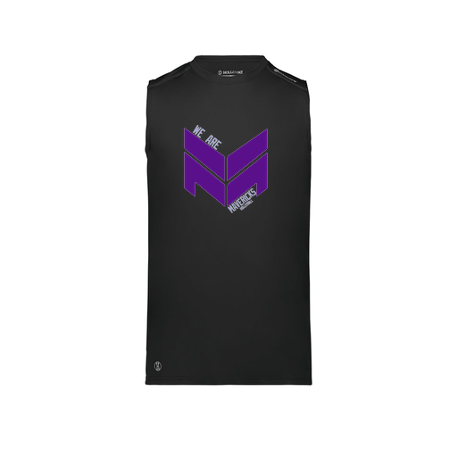 [222593.080.S-LOGO2] Men's CoolDry TankTop (Adult S, Black, Logo 2)