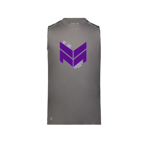 [222593.98D.S-LOGO2] Men's CoolDry TankTop (Adult S, Gray, Logo 2)