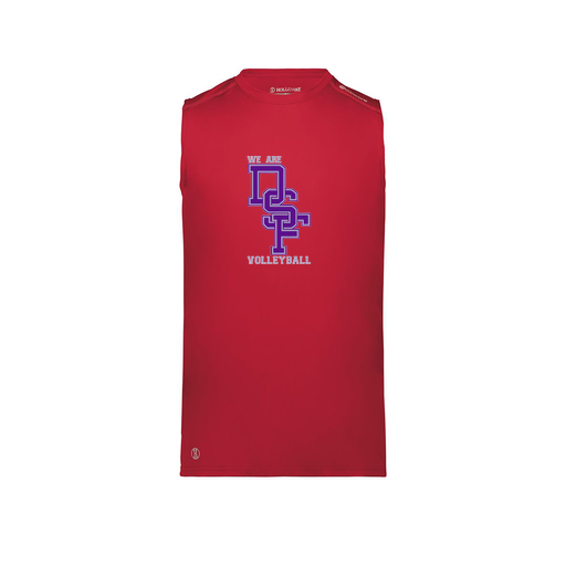 [222593.083.S-LOGO3] Men's CoolDry TankTop (Adult S, Red, Logo 3)