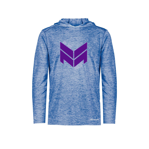 [FOLHCGRY-AS-LOGO2] Decker Men's Charge Hoodie (Adult S, Royal, Logo 2)