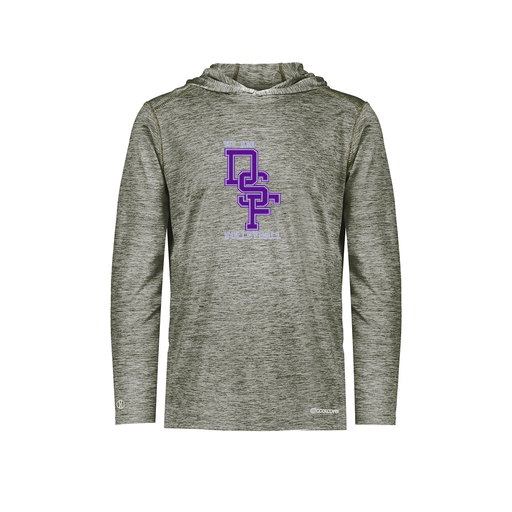 [FOLHCGGY-AS-LOGO3] Decker Men's Charge Hoodie (Adult S, Gray, Logo 3)