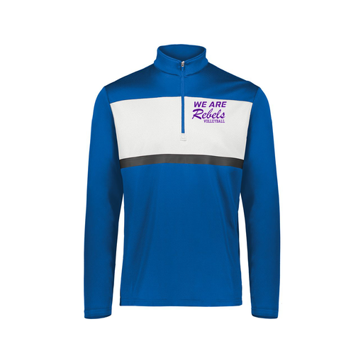 [222691.280.S-LOGO1] Youth Bold 1/4 Zip Pullover (Youth S, Royal, Logo 1)