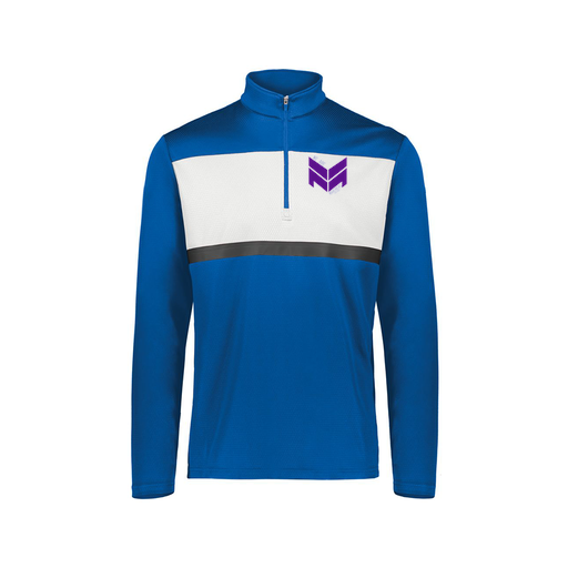 [222691.280.S-LOGO2] Youth Bold 1/4 Zip Pullover (Youth S, Royal, Logo 2)
