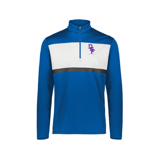 [222691.280.S-LOGO3] Youth Bold 1/4 Zip Pullover (Youth S, Royal, Logo 3)