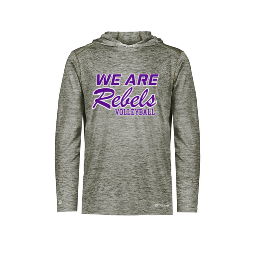 [FOLHCGGY-YS-LOGO1] Decker Youth Charge Hoodie (Youth S, Gray, Logo 1)