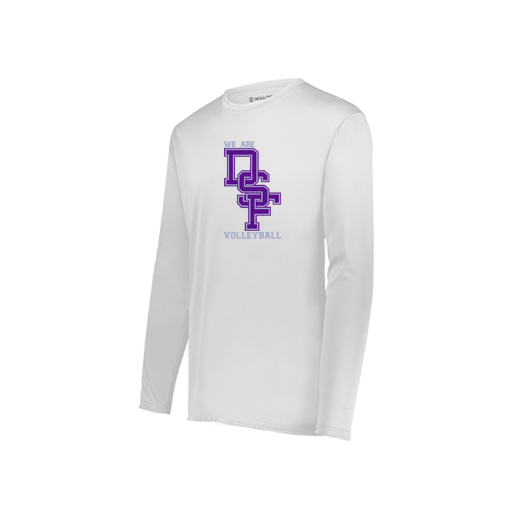 [222822.005.XS-LOGO3] Men's LS Smooth Sport Shirt (Adult XS, White, Logo 3)