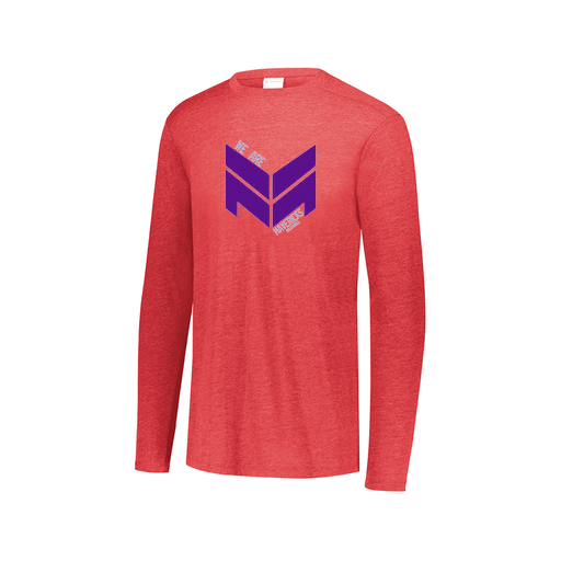 [3075.V96.XS-LOGO2] Men's LS Ultra-blend T-Shirt (Adult XS, Red, Logo 2)