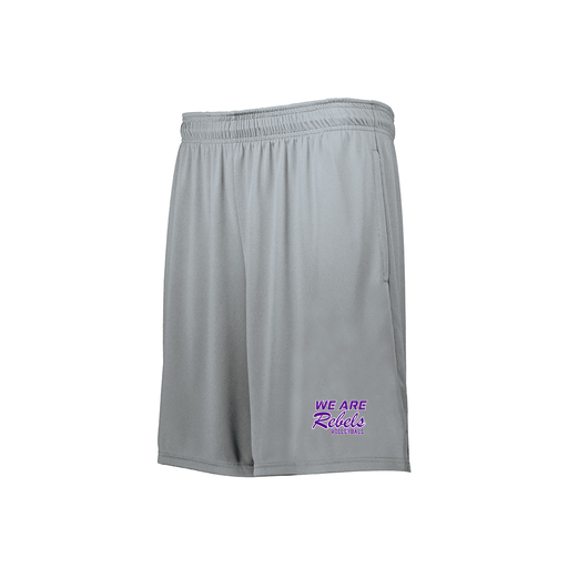 [229511.099.XS-LOGO1] Men's Swift Short (Adult XS, Silver, Logo 1)