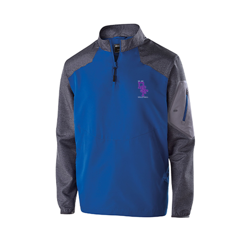 [229155.H02.XS-LOGO3] Men's Raider LS Pullover (Adult XS, Royal, Logo 3)