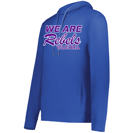 [222598.060.S-LOGO1] Men's Ventura Thin Knit Hoodie (Adult S, Royal, Logo 1)