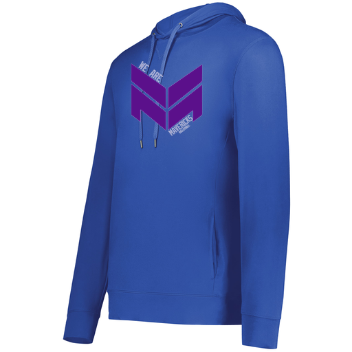 [222598.060.S-LOGO2] Men's Ventura Thin Knit Hoodie (Adult S, Royal, Logo 2)