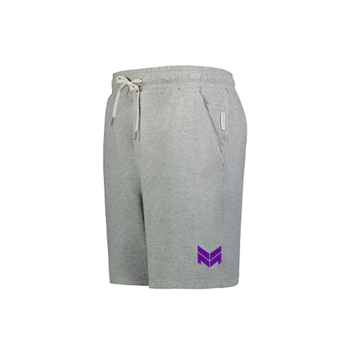 [223504.013.XS-LOGO2] Men's Ventura Soft Knit Shorts (Adult XS, Silver, Logo 2)