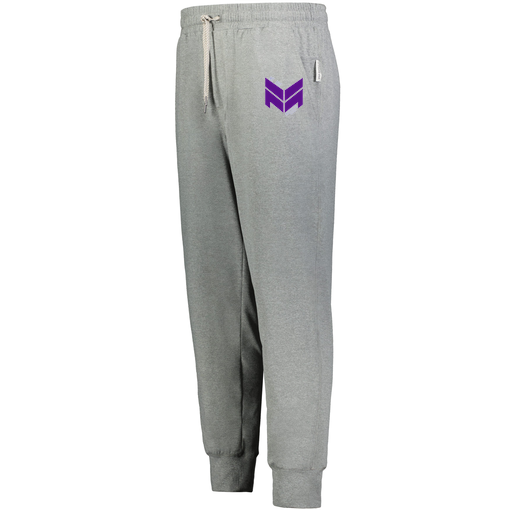 [222599.013.XS-LOGO2] Men's Ventura Soft Knit Joggers (Adult XS, Silver, Logo 2)