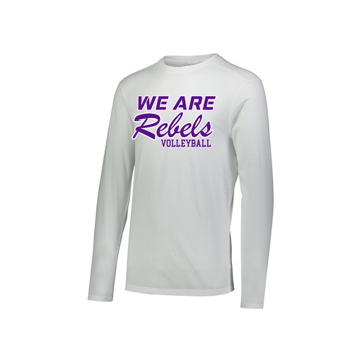 [FTLCUBWH-YS-LOGO1] Decker Youth Tri-Blend T-Shirt - Long Sleeve (Youth S, White, Logo 1)