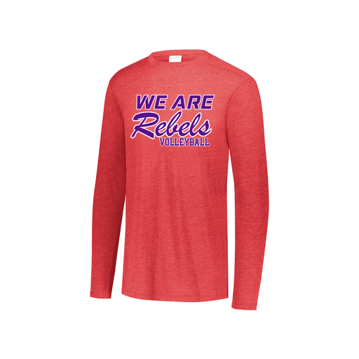 [FTLCUBRD-YS-LOGO1] Youth LS Ultra-blend T-Shirt (Youth S, Red, Logo 1)