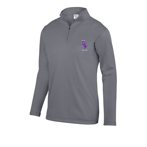 [5508.059.S-LOGO3] Youth FlexFleece 1/4 Zip (Youth S, Gray, Logo 3)