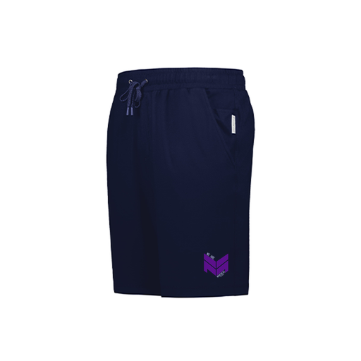 [223604.065.S-LOGO2] YOUTH Ventura Soft Knit SHORTS (Youth S, Navy, Logo 2)