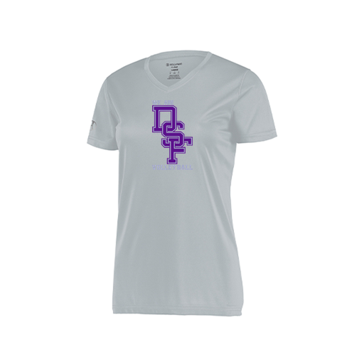 [222820.099.S-LOGO3] Ladies Movement Dri Fit Shirt (Female Adult S, Silver, Logo 3)