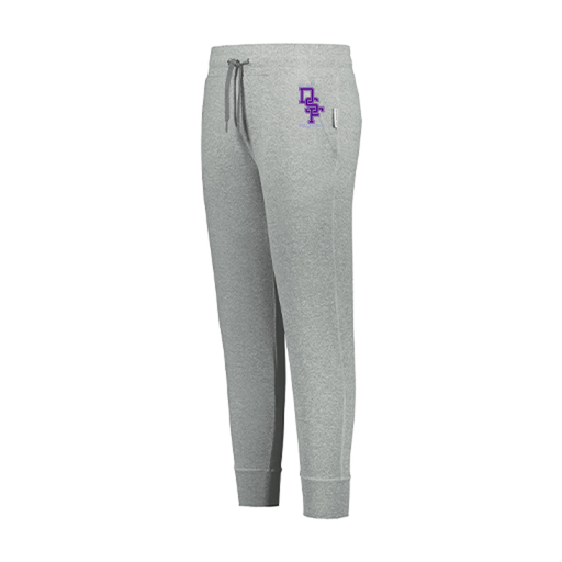 [222799.013.XS-LOGO3] LADIES VENTURA SOFT KNIT JOGGER (Female Adult XS, Silver, Logo 3)